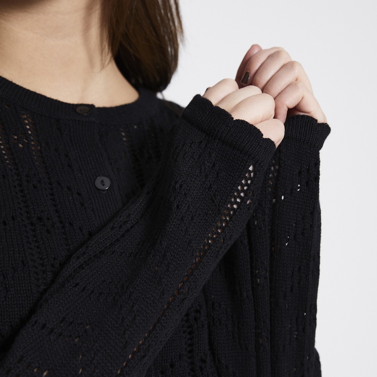 Crochet knit cardigan "Vidia"